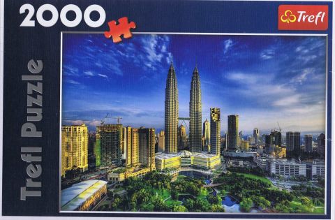 Billede af Petronas Twin Towers, 2000 brikker